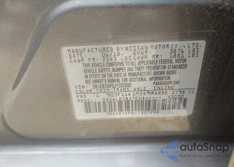 2018 Nissan Sentra S from USA, damaged, VIN 3N1AB7AP8JY337240